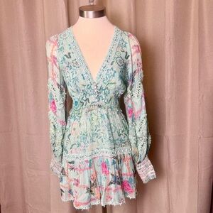 HEMANT & NANDITA Handmade Mini Dress